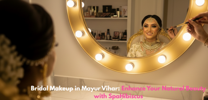 bridal makeup in Mayur Vihar—spahibiscus