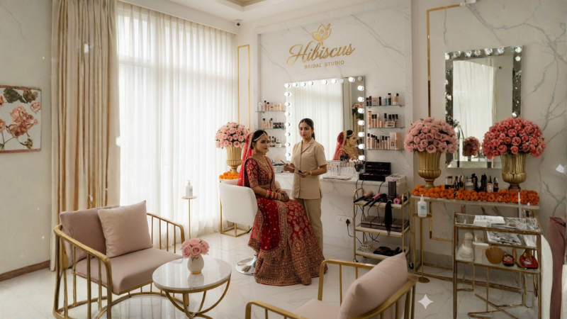 Chandigarh bridal makeup studio with professional makeup artists
