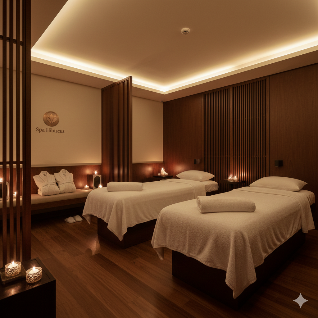 Private Luxury Couple Spa Treatment Suite at Spa Hibiscus Chandigarh